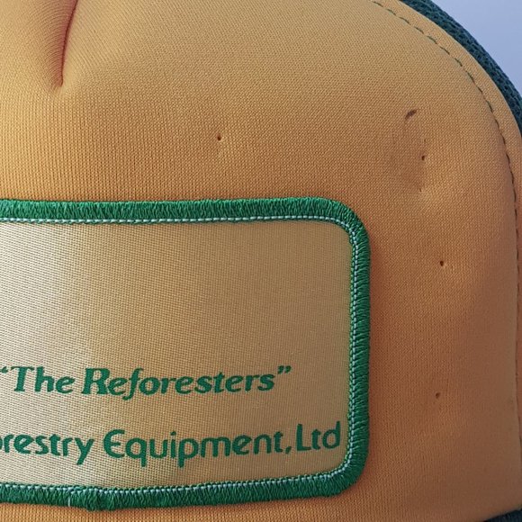 Vintage 80s CANADIAN FORESTRY EQUIPMENT Hat Snapback Trucker Hat Classic Cap - Picture 6 of 16